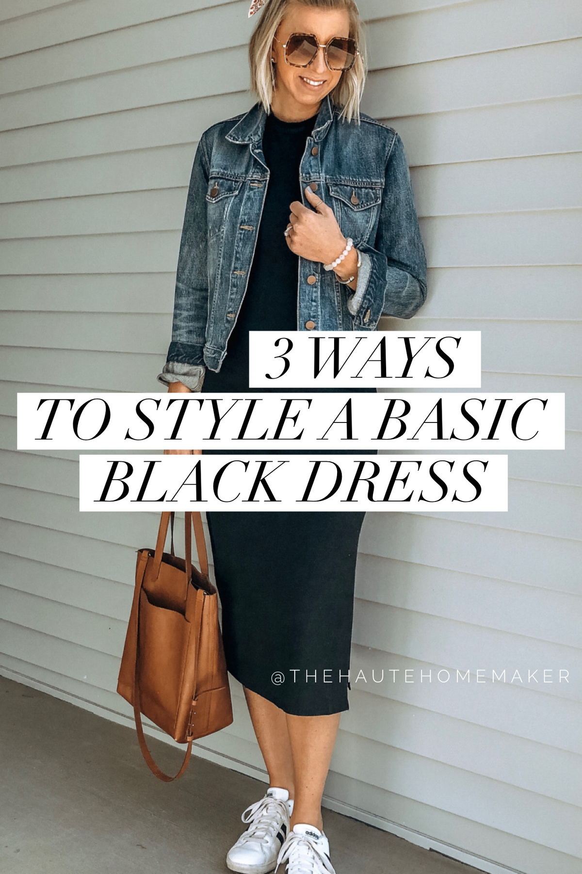 Wardrobe Basic: A Black Dress Styled 3 Ways Sarah Kelly Style Wardrobe Basic: A Black Dress Styled 3 Ways Sarah Kelly Style