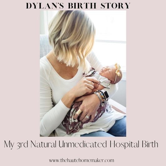 Dylan's Birth Story| My 3rd Natural Hospital Birth
