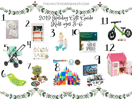 Kids Holiday Gift Guide | Ages 3-6