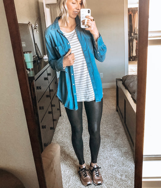 3 Ways To Style A Chambray Shirt