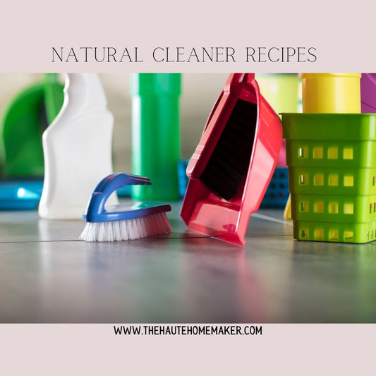 My Natural Cleaner Recipes