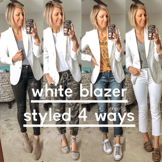 Wardrobe Basics: White Blazer for Spring