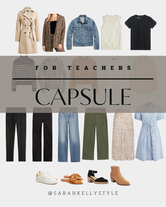 Fall Teacher Capsule Wardrobe